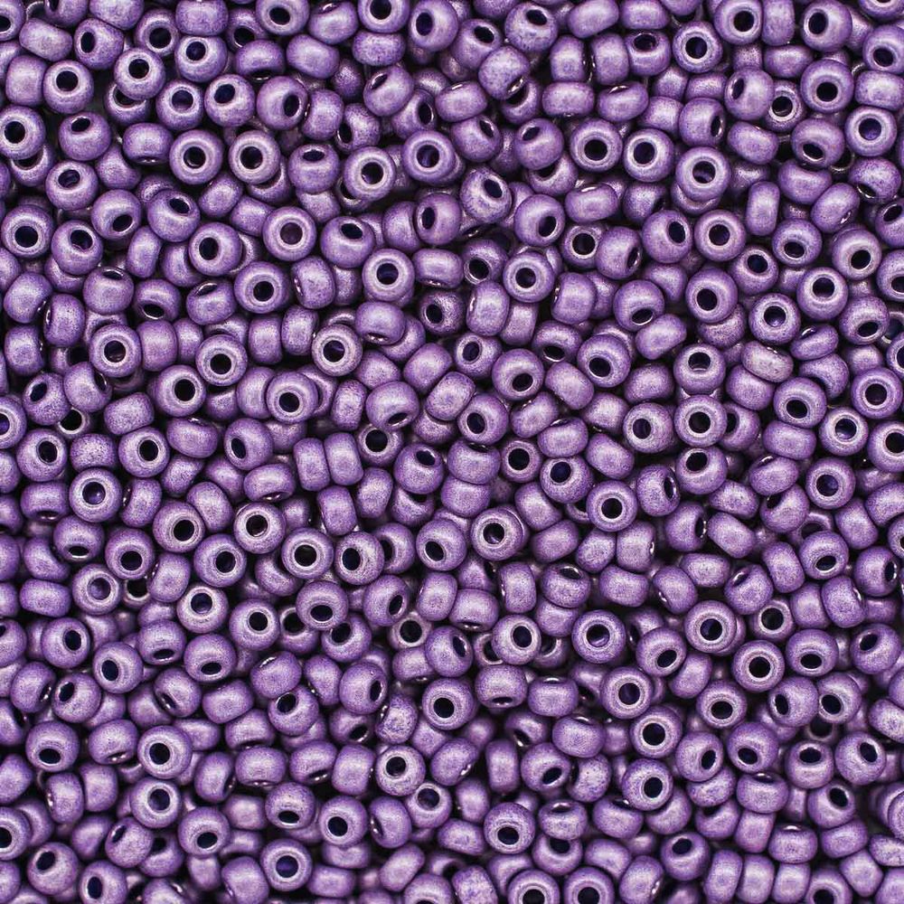 Бисер Preciosa металлик матовый 10/0 (2.3 мм), круг.отв., 500гр, 331-39001-10/0-18528