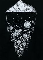 Набор для творчества Гравюра-блокнот Космический кот, 14х20 см, Hobbius GHPB-06