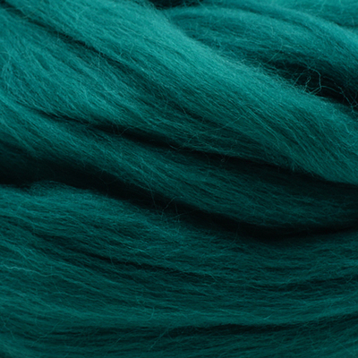 Шерсть для валяния Троицкая п/тонкая 1х100 г (до 29 мкр), 2286 зеленый луг