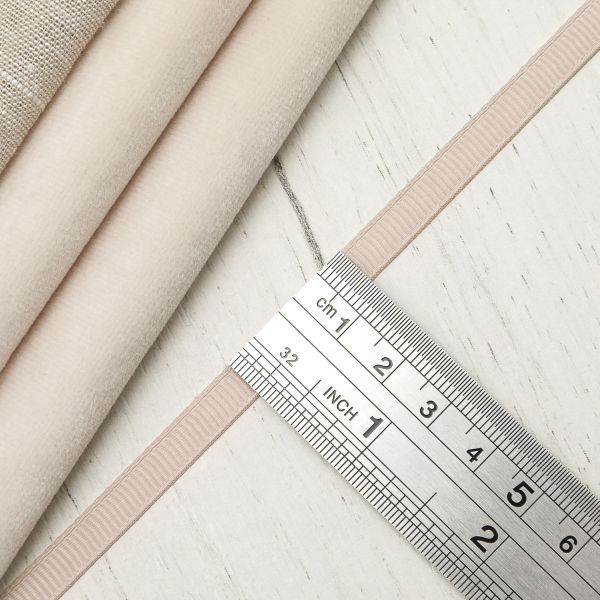 Лента репсовая (в рубчик) 6.0 мм, 111 дымчато-серый, уп.18,28 м