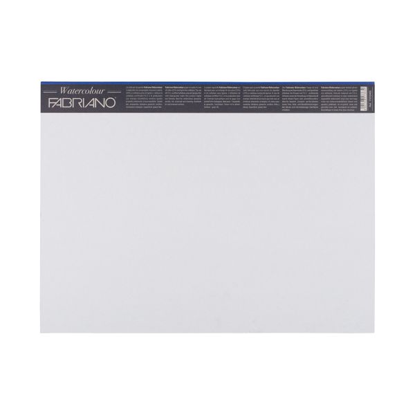 Альбом для акварели 300 г/м², 24х32 см, склейка с одной стороны 6х12 л, 17312432 мелкозернистая, Fabriano Watercolour