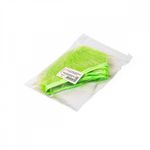 Перья на ленте Страус 8 см, FBY-08-086, цв. лайм, 2м