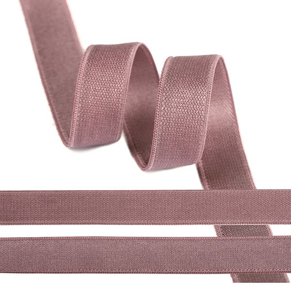 Резинка бельевая (бретелечная) 15.0 мм / 20 метров, TT-SAP15, сумеречная сирень