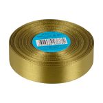 Лента атласная 1-сторонняя 25.0 мм / 33±2 метра, 087 зелено-хаки, Gamma