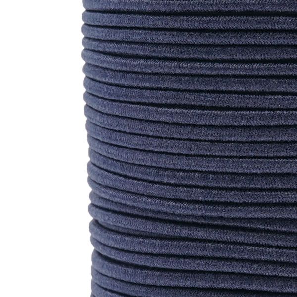 Резинка шляпная (шнур эластичный) ⌀2.0 мм / 100 метров, 0370-0200, С196-т.синий