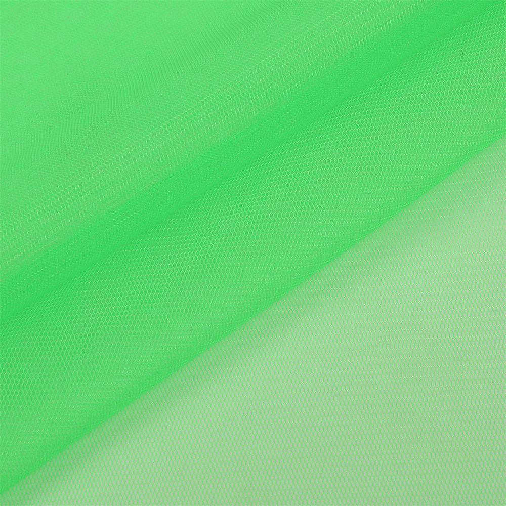Сетка бельевая эластичная матовая 40 г/м², шир.150 см / 10 метров, 60 неон салат /TL.60.10/