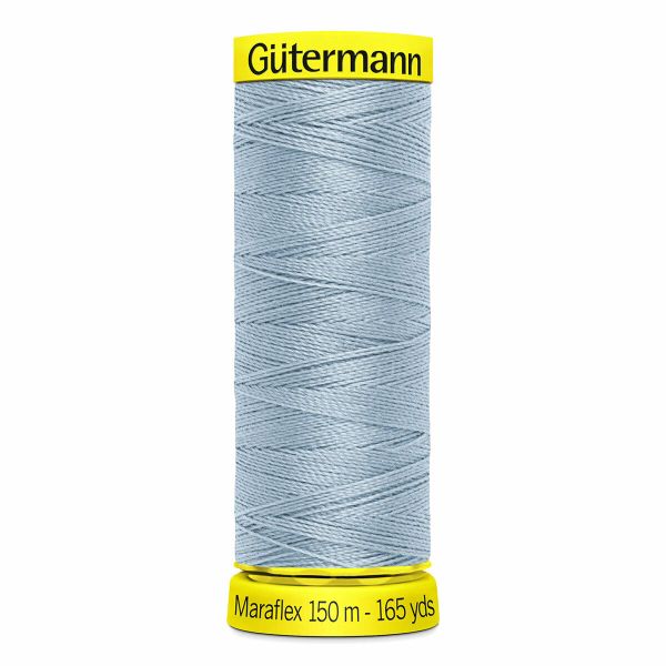 Нитки для трикотажа Gutermann Maraflex, 150м, 075 бледный джинс, 5 катушек