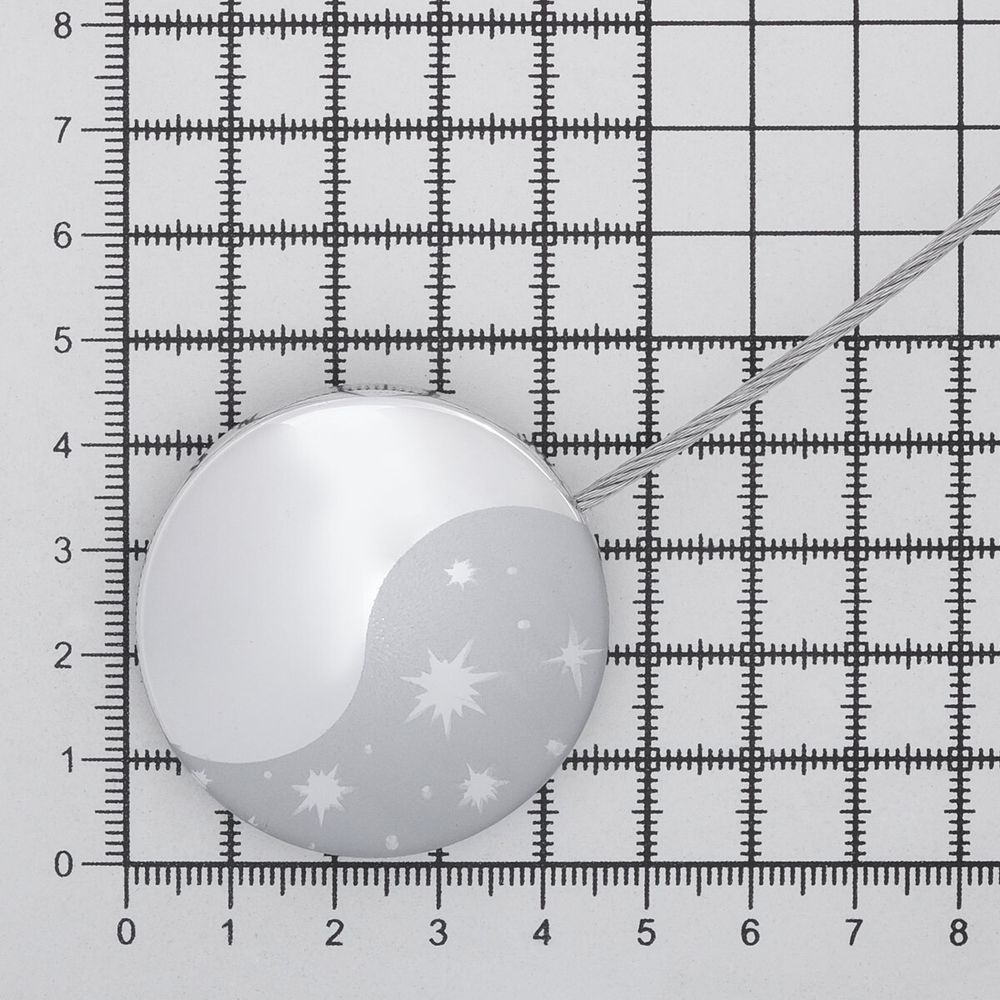 Клипсы для штор магнитные с тросом, 30см ⌀45, 1Н