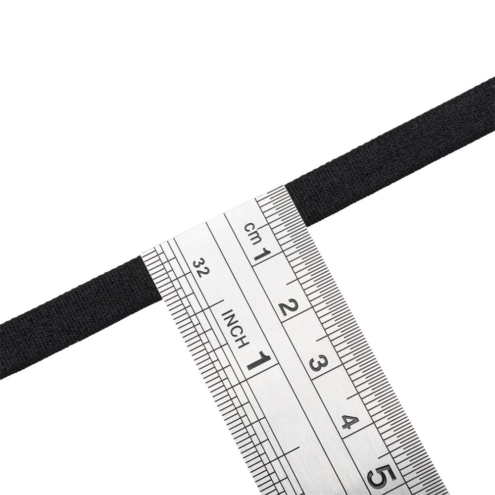 Резинка бельевая (бретелечная) 9.0 мм / 65.8 метров, черный