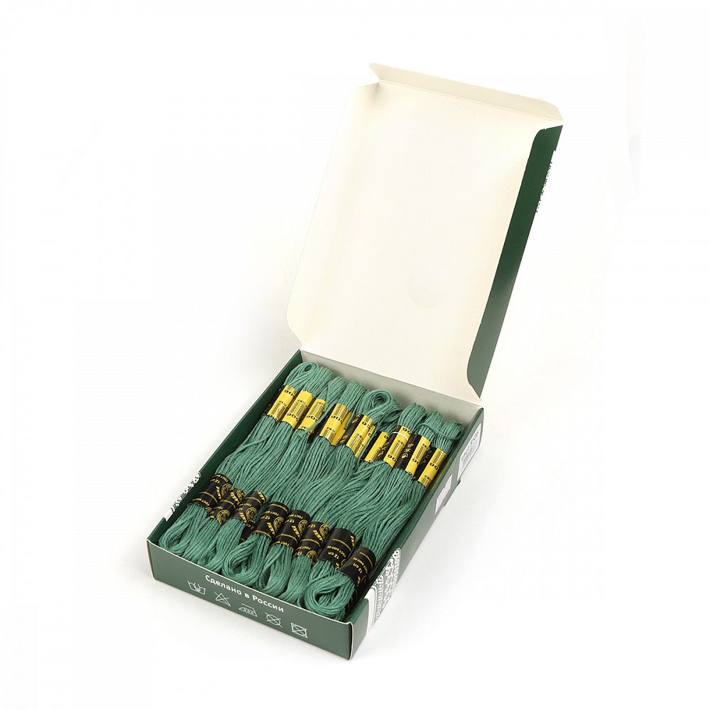 Мулине ПНК им.Кирова цв.8506 полынь, 24 мотка по 8 метров