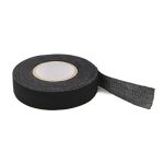 Лента клеевая тканая для кожи и меха 20 мм, черный, уп.18,28 м