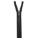 Молния трактор Arta Т8 (8 мм) 2 зам., разъем., 110 см, цв. 077 черный, уп.5 шт