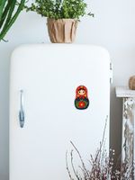 Кристальная (алмазная) мозаика Фрея ALVM-129, магнит, Матрешка, 6.5х10.5 см