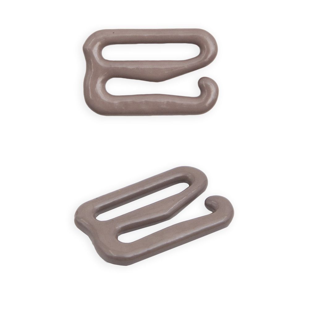 Крючки для бюстгальтера металл 12.0 мм, 20 шт, C072 шиншилла, ГВ1009