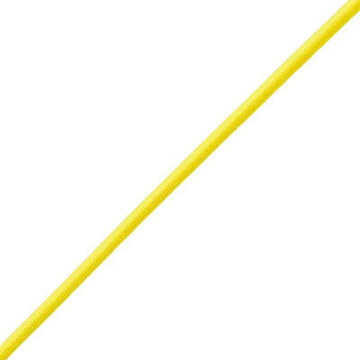 Резинка шляпная (шнур эластичный) ⌀2.0 мм / 30 метров, желтый