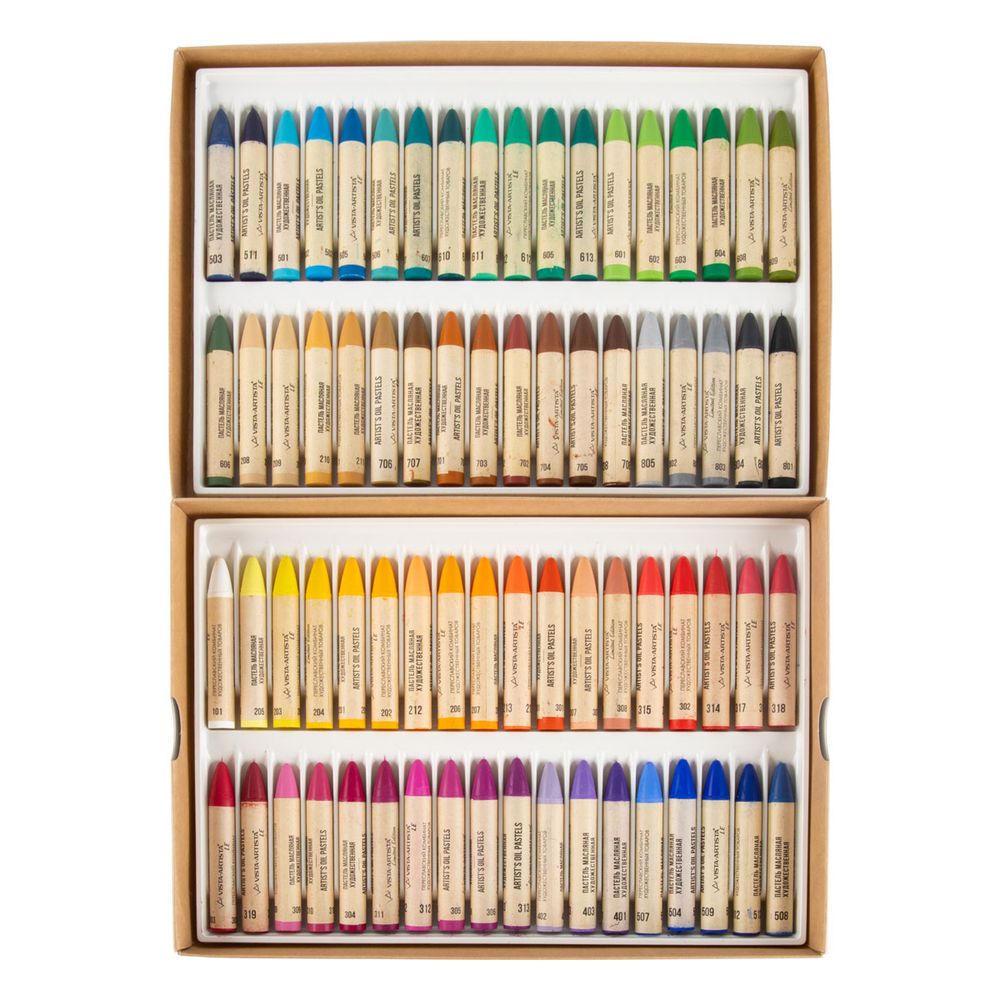 Пастель художественная масляная 72 цв, (Limited Edition), Vista-Artista VAOPL-72