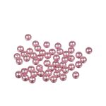 Бусины пластик ⌀8 мм, 50±2 шт, №07 гр.розовый, Zlatka PB-2