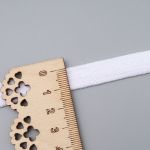 Шнур плоский плетеный х/б ⌀15.0 мм / 75 метров, (ГР) 01 белый, 07-4300