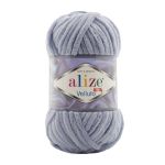 Пряжа Alize (Ализе) Velluto / уп.5 мот. по 100 г, 68м, 087 угольно-серый A