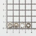 Кнопка рубашечная (джерси) сеточка ⌀9.5 мм, ≈72 шт, МЕТАЛЛ, никель, NEW STAR