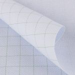 Канва Aida 14 ct, 150 см / 10 метров, бл.бл.голубой в клетку, Gamma K04R
