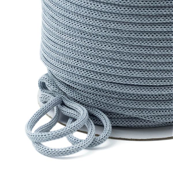 Шнур бумажный для крафт-пакетов ⌀5.0 мм, 100 м, YH47 серо-голубой