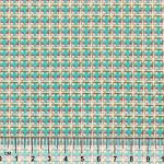 Ткань для пэчворка PEPPY БАБУШКИН СУНДУЧОК ФАСОВКА 100х112 см, 140±5 100% хлопок, БС-03 клетка бирюзовый/ бл.зеленый, Peppy БАБУШКИН СУНДУЧОК