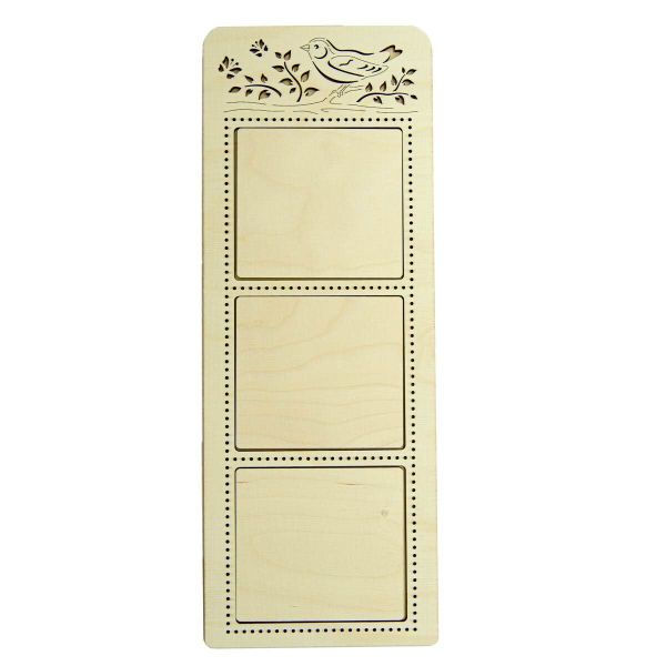 МП Студия, Рамка тройная ПТИЧКА 15*40/11*10 см