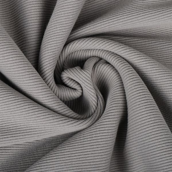 Кашкорсе с лайкрой пенье 400 г/м², 60+60 см / 15 метров, КАШ.400.18-0201.15, серый