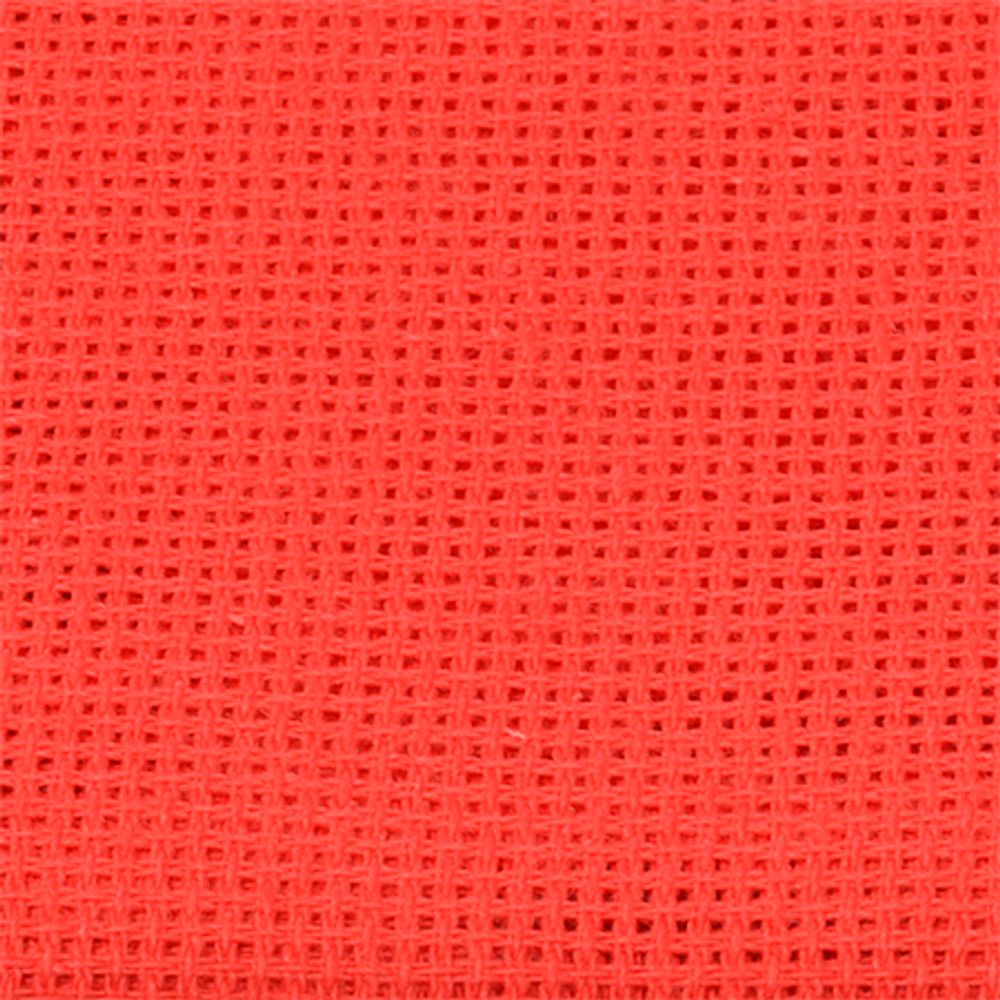 Канва мелкая №851 (956) (10смх60кл) (100%Хл) шир.150 см цв.красный, 5м