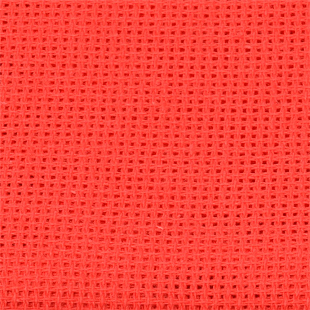 Канва мелкая №851 (956) (10смх60кл) (100%Хл) шир.150 см цв.красный, 5м