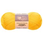 Пряжа Люблю вязать Зефир / уп.3 мот. по 100 г, 295 м, 340 желтый