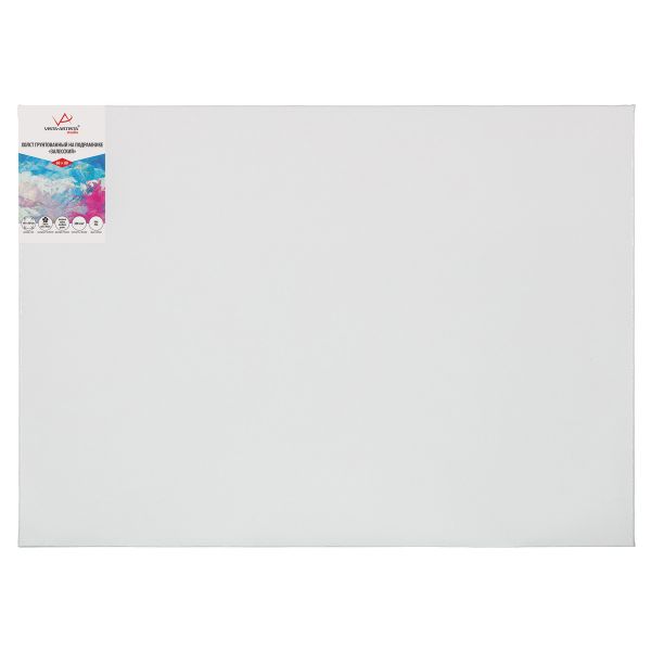 Холст грунтованный на подрамнике 60х80 см, 390 г/м², 2 шт, Залесский среднезернистый, Vista-Artista PLMG-6080
