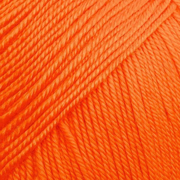 Пряжа Люблю вязать Зефир / уп.3 мот. по 100 г, 295 м, 244 оранжевый