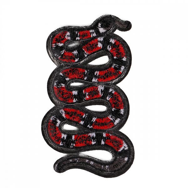 Термоаппликация Змеи 4.5х8.5 см, TBY.2431, уп.2 шт