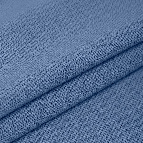 Футер 2-нитка петля поливискоза стрейч 220 г/м², 160 см / 35 метров, ФУТ2Х.TBY.ПЭ-ВИС.55, цв.55 джинс