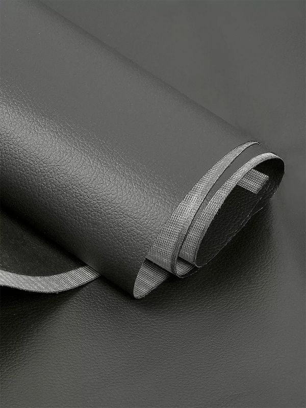 Экокожа 450 г/м², 140 см / 2 метра, KN.05 цв.серый