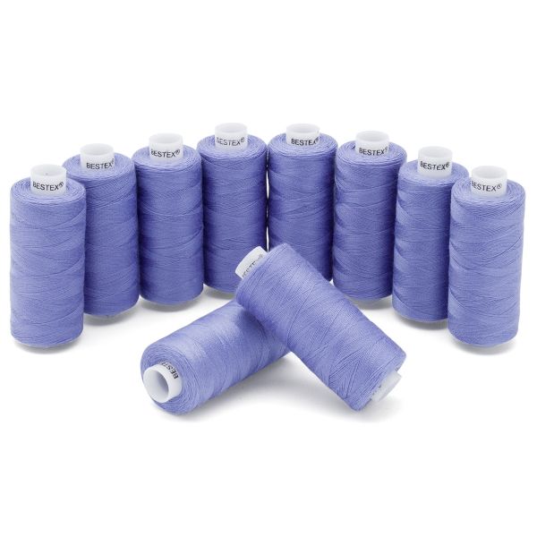 Нитки швейные бытовые Bestex 40/2, 365 м (400 ярд) / 10 кат., 323 ирисовый