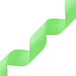 Лента репсовая (в рубчик) 25.0 мм, 085 яркий салат, уп.18,28 м