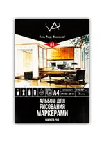 Альбом для рисования маркерами 75 г/м², 32 л, А4, белая бумага, Vista-Artista SDM-02