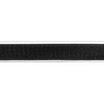 Лента контактная липучка (велкро) клеевая 20 мм / 25 метров, черный, КРЮЧОК, 681045, качество "A"