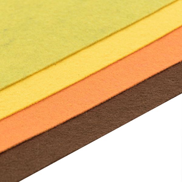 Фетр листовой мягкий 1.0 мм, 20х30см, 4 шт, Astra&Craft, 1