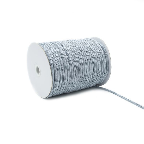 Шнур бумажный для крафт-пакетов ⌀5.0 мм, 100 м, YH47 серо-голубой