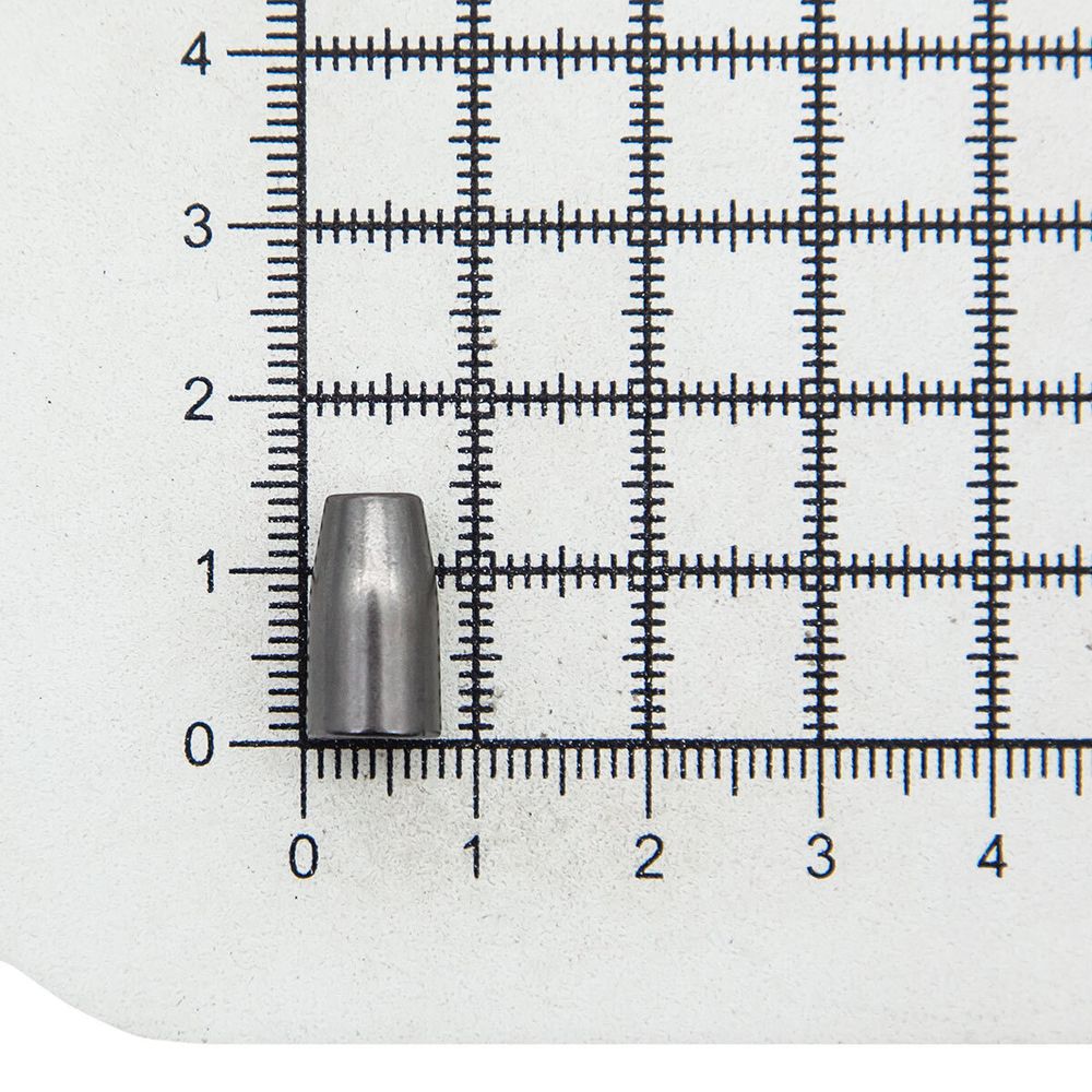 Наконечник для шнура металл колокол ⌀3,5/6,5 мм, 14х8 мм, мет. цв.чер.никель, 20 шт