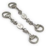 Вешалка-цепочка для одежды 80х14 мм, металл, никель, 10 шт, ГД15092