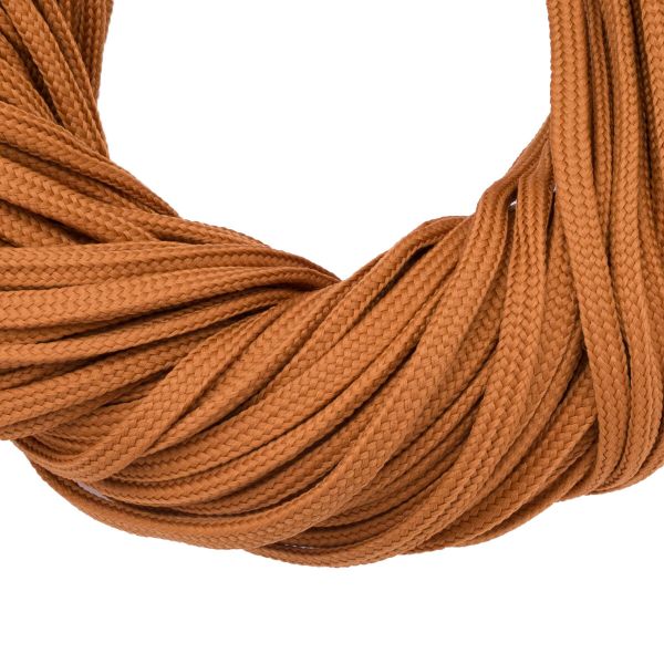 Шнур обувной плетеный ⌀6.0 мм / 100 метров, (диаметр ±1 мм), горчичный, С34
