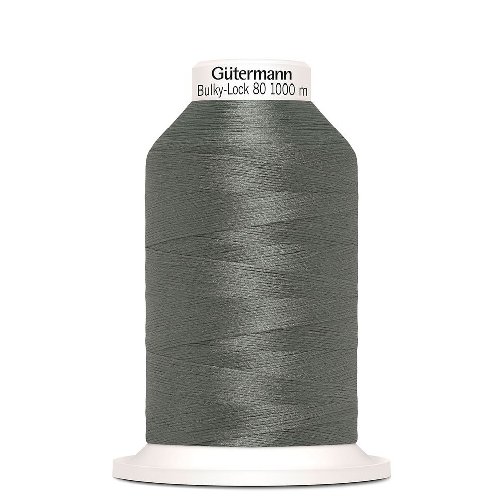Нитка текстурированная Gutermann Bulky-Lock 80, 1000 м, 701 перламутрово-грифельный, 1 катушка