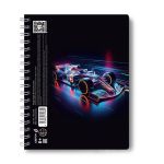 Тетрадь-перевертыш ученическая общая, A5 96 л. на гребне 65 г/м², белизна 100 %, 4 шт, клетка, 01212 МИКС - Свобода движения, Светоч Т119