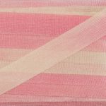 Лента (тесьма) шелковая 7.0 мм / 45.5±0.5 метров, M101 св. розовый/св. желтый, Gamma SRM-7