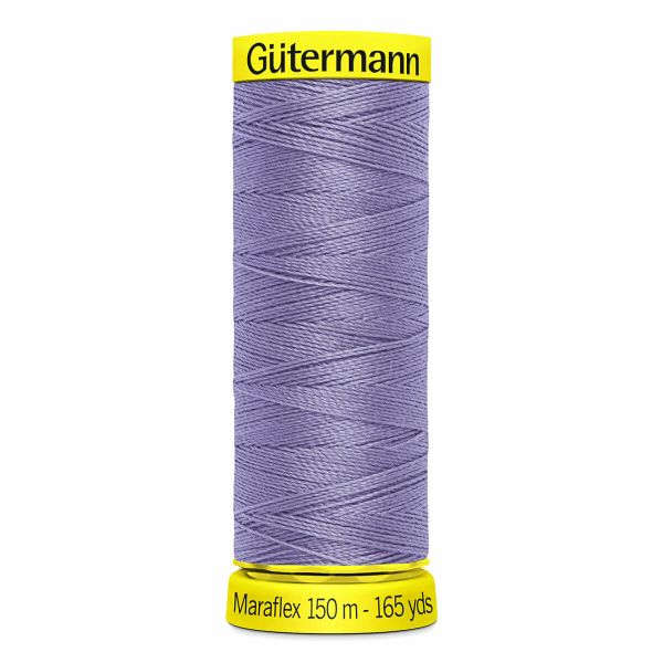Нитки для трикотажа Gutermann Maraflex, 150м, 158 св.сиреневый, 5 катушек